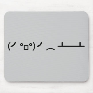 Tabelle drehen das Umdrehen von ASCIIEmoticon um Mousepad