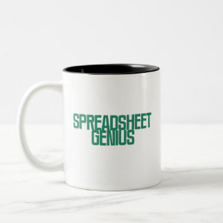 Tabelle-Genie | Excel-Meister-Mind-Design Zweifarbige Tasse
