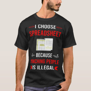 Tabelle stanzen Tabellen T-Shirt