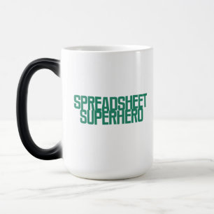 Tabelle Superheld Excel Datenmanagement-Design Verwandlungstasse