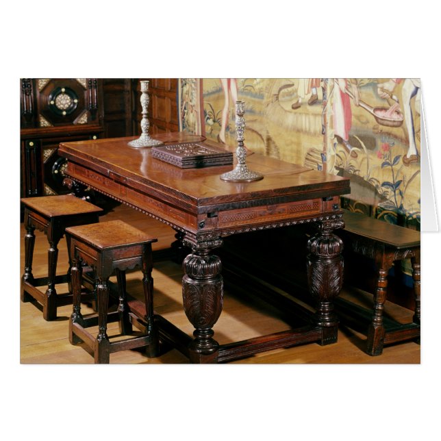 Tabelle und Stühle, bekannt als (Vorderseite (Horizontal))