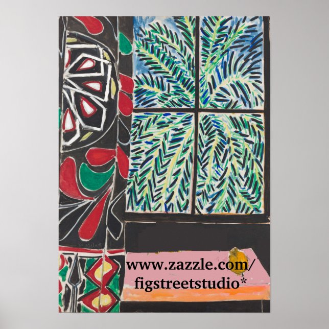 Tabelle unter Fenster nach dem Postfach "Zufrieden Poster (Vorne)