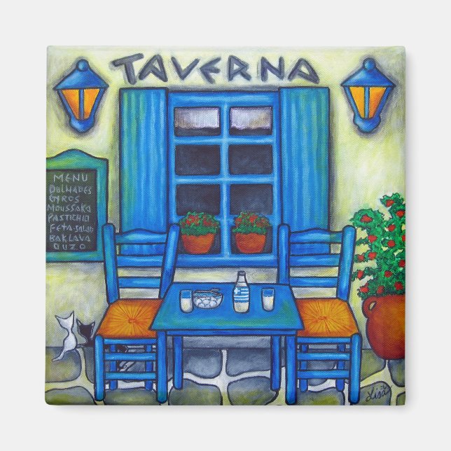 Tabelle "Zwei" im Magnet Griechenland (Vorne)