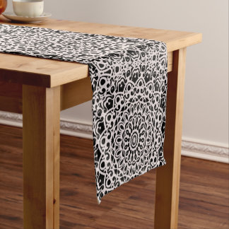 Tabellen-Läufer-Stammes- Mandala G385 Kurzer Tischläufer