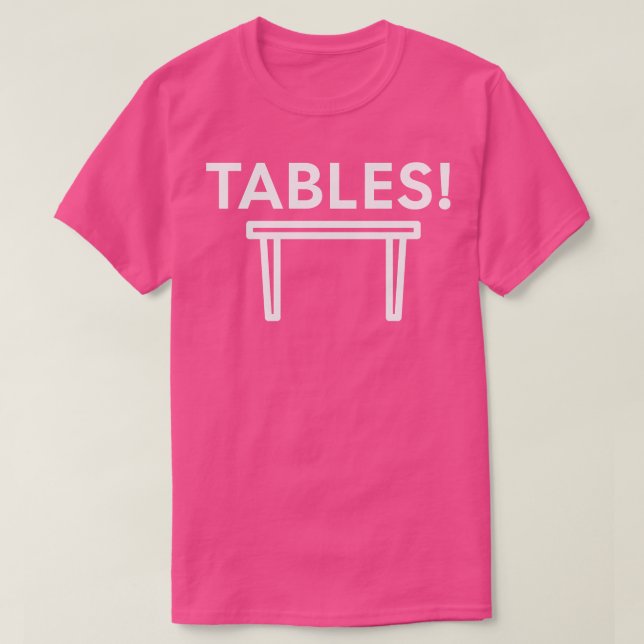 TABELLEN T-Shirt (Design vorne)