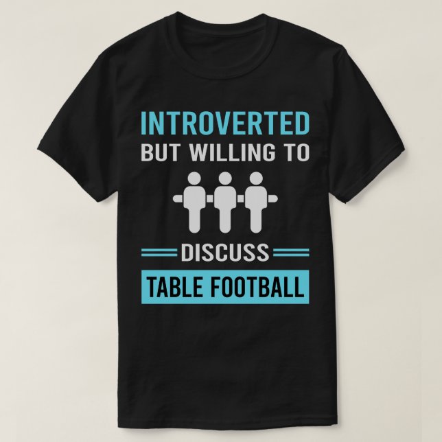 Tabellenfußball T-Shirt (Design vorne)