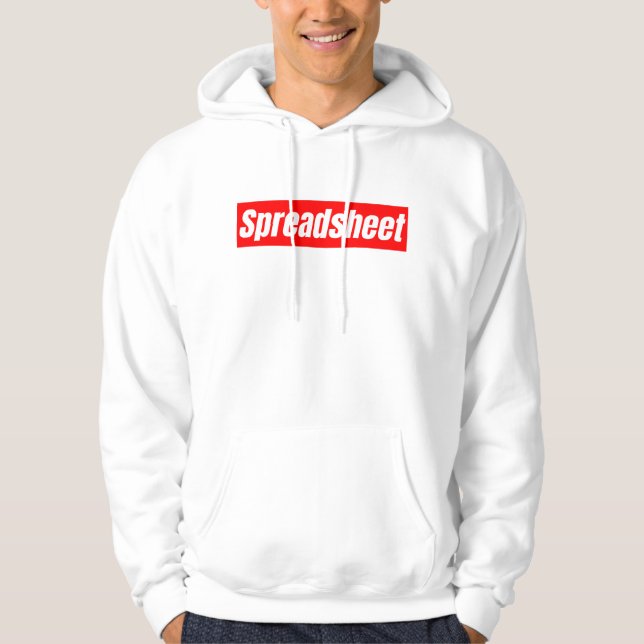 Tabellenkalkulation - Funny Accountant Hoodie (Vorderseite)