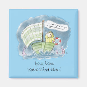 Tabellenkalkulation Hero Stormy Waters Magnet