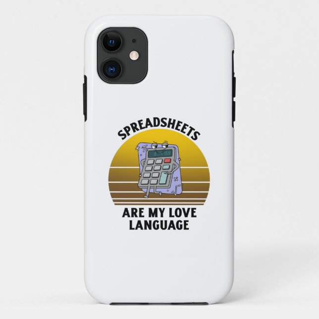 Tabellenkalkulationen sind meine Liebe Case-Mate iPhone Hülle (Rückseite)