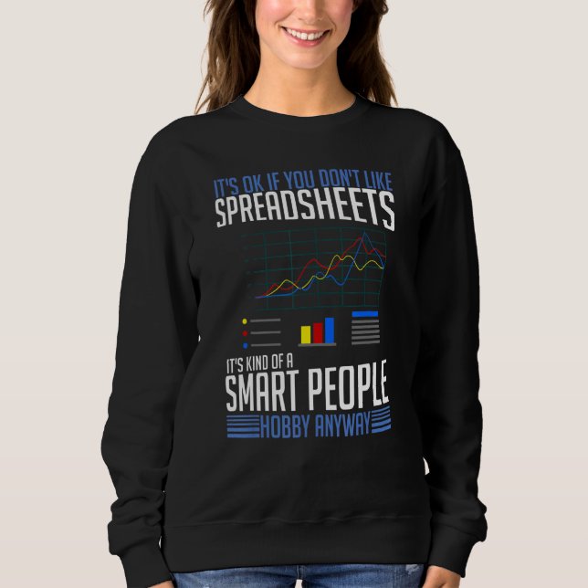 Tabellenkalkulationssoftware Budgetvorlagen Sweatshirt (Vorderseite)