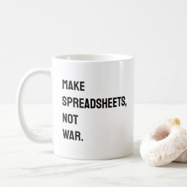 Tabellenkalkulationstabelle Funny Mug Kaffeetasse