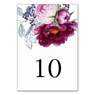 Tabellenkarte Tischnummer