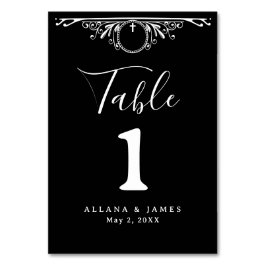 Tabellenkarte Tischnummer