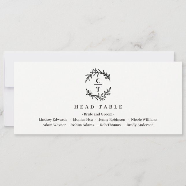 Tabellenkartenbearbeitungsfarbe - Extravagante Vor Einladung (Vorderseite)