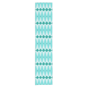 Tabellenrunner für geometrische Diamanten und Ste Kurzer Tischläufer