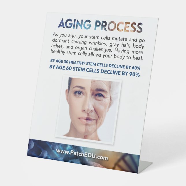 Tabellensignierung - Alterungsprozess Sockelschild (Vorderseite)