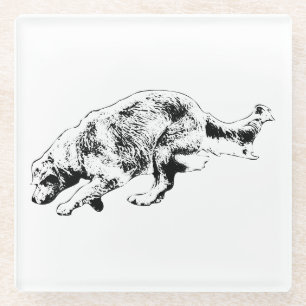 Tabellenspalte: Goldener Snapshot Glasuntersetzer