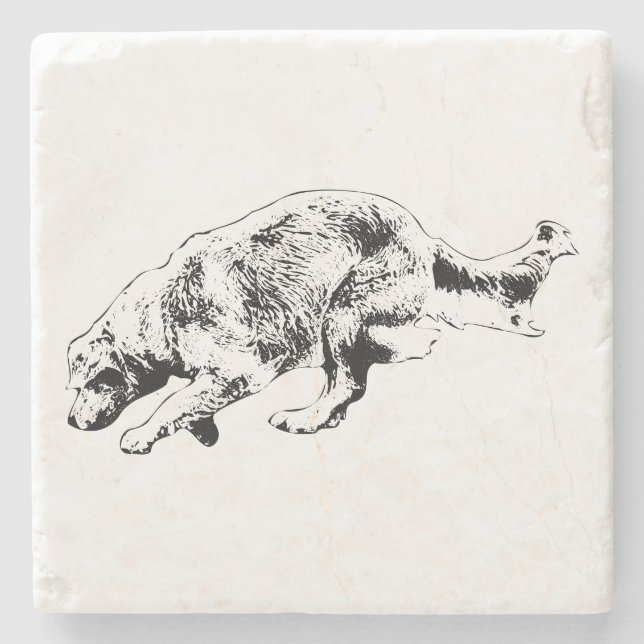 Tabellenspalte: Goldener Snapshot Steinuntersetzer (Vorderseite)