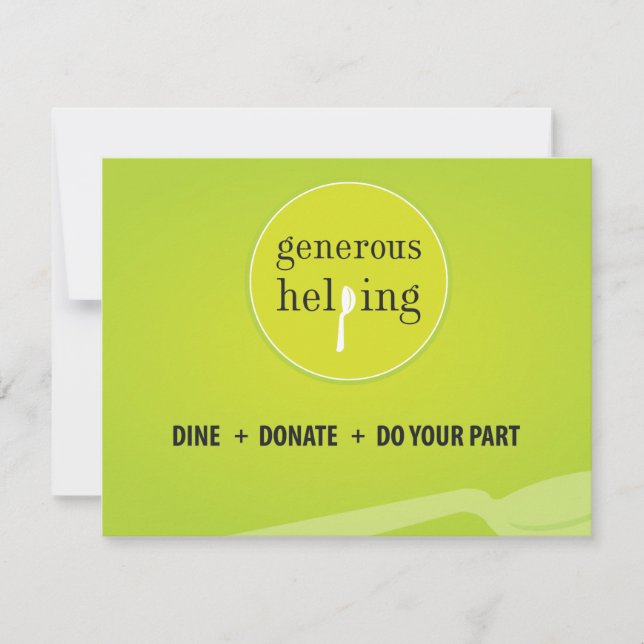 Tabellenzelt Einladung (Vorderseite)