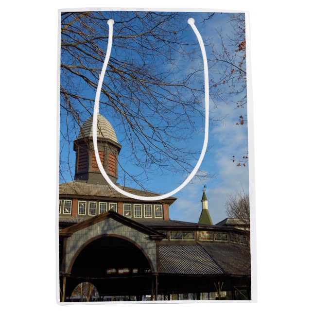 Tabernacle and Church Steeple - Martha's Vineyard Mittlere Geschenktüte (Vorderseite)