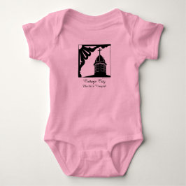 Tabernacle and Gingerbread - Martha's Vineyard Baby Strampler