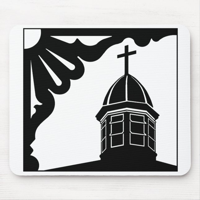 Tabernacle and Gingerbread - Martha's Vineyard Mousepad (Vorne)