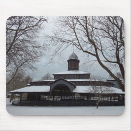 Tabernacle and Snow Gray Skies - Martha's Vineyard Mousepad