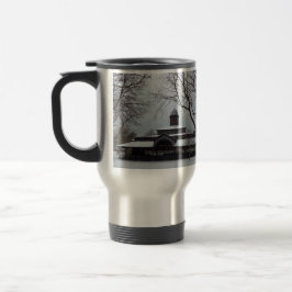 Tabernacle and Snow Gray Skies - Martha's Vineyard Reisebecher