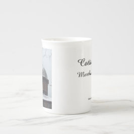 Tabernacle Cross in Snow - Martha's Vineyard Prozellantasse