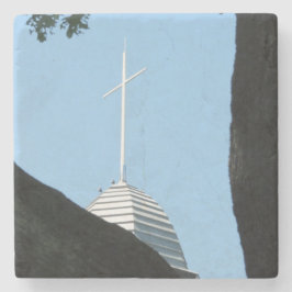 Tabernacle Cross - Martha's Vineyard Steinuntersetzer