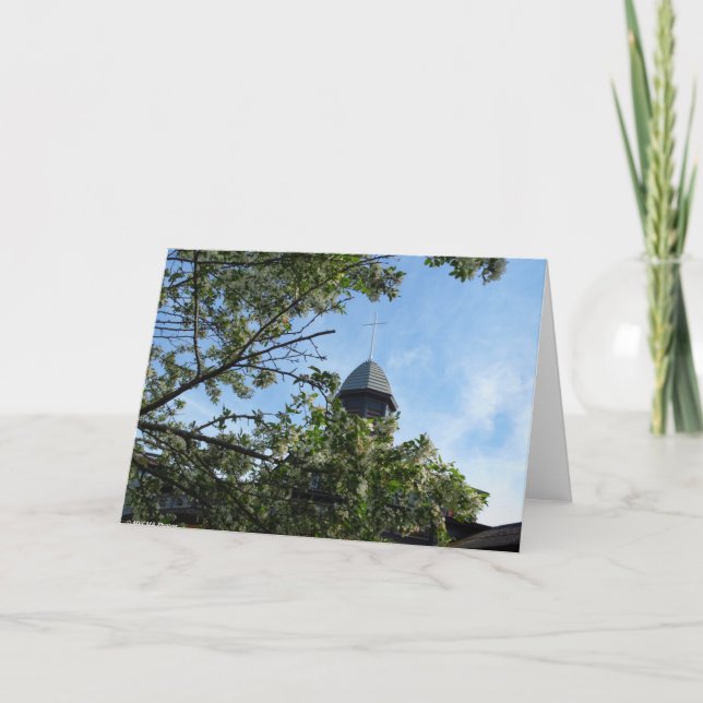 Tabernacle im Frühling - Martha's Vineyard Karte (Vorderseite)