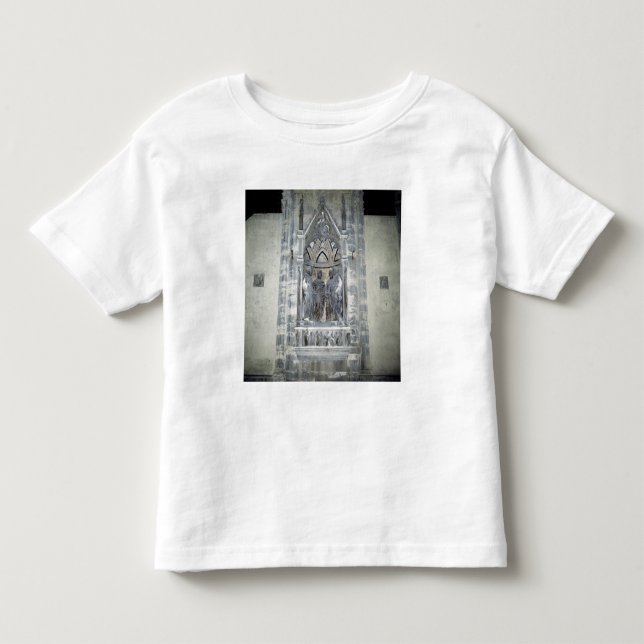 Tabernacle mit vier gekrönten Heiligen Kleinkind T-shirt (Vorderseite)