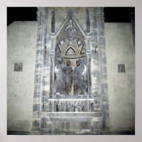 Tabernacle mit vier gekrönten Heiligen