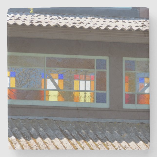 Tabernacle Stains Glass - Martha's Vineyard Steinuntersetzer (Vorderseite)