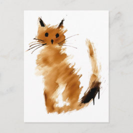 Tabi-Katze Postkarte