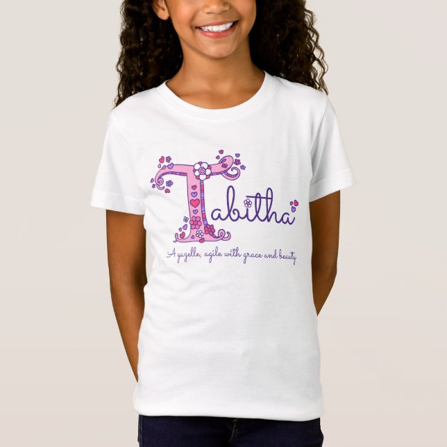 Tabitha Mädchenname u. Bedeutung des T-Shirt (Vorderseite)