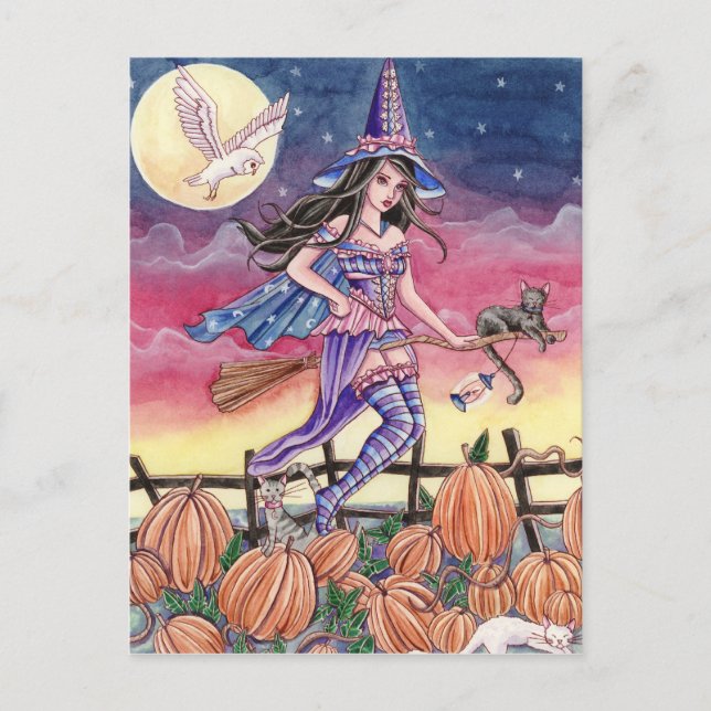 Tabitha - Rotzunge, Katze und Schale Postkarte (Vorderseite)