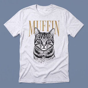 Tabkin Gold Name Schwarz-Weiß-Hustration für Haust Tri-Blend Shirt