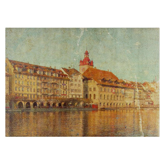 Tabla De Cortar Polaroids from Lucerne Schneidebrett (Vorderseite)