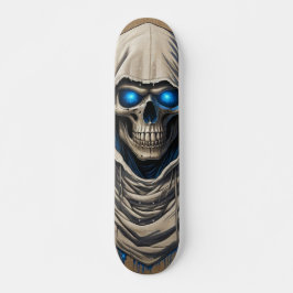 Tabla de Skate Cráneo Tenebroso Encapuchado Skateboard