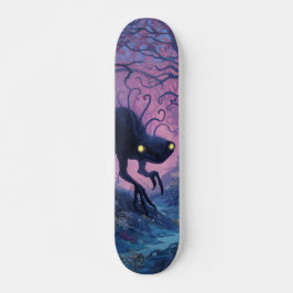 Tabla de Skate Extraterrestre en un Bosque Oscuro Skateboard