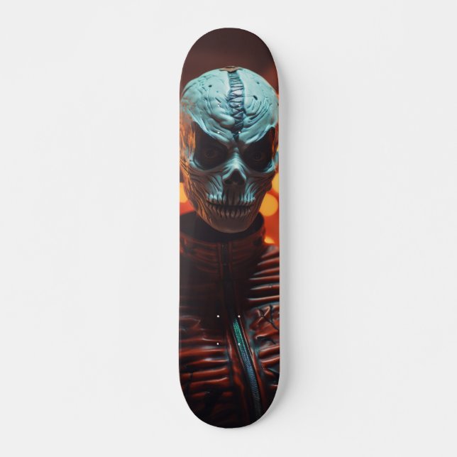 Tabla de Skate Extraterrestre Mirando de Frente Skateboard (Vorne)