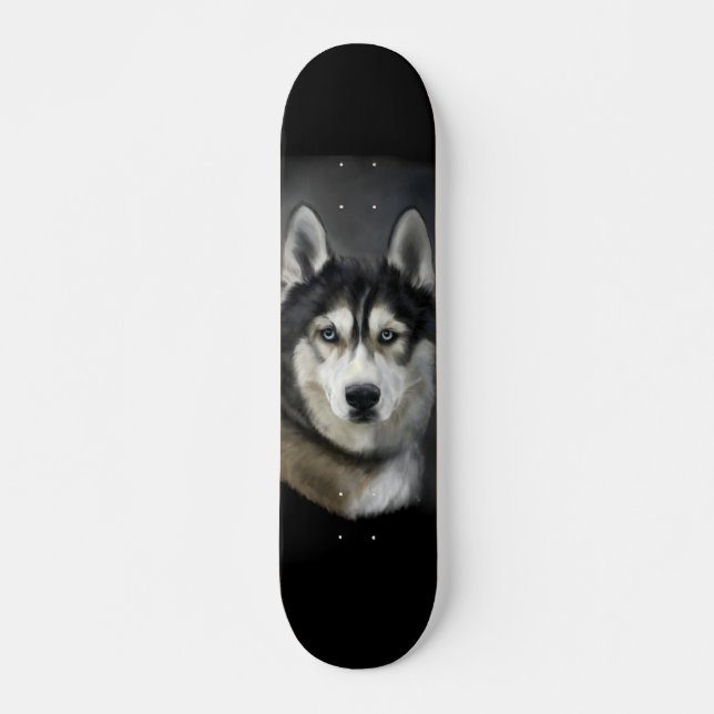 Tabla de Skate Robusto Perro Husky Siberiano Skateboard (Vorne)