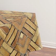 Table Cloth - Brick Kaleidoscopic Pattern