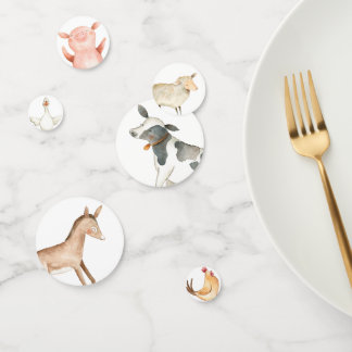 Table Confetti für Landtiere Konfetti