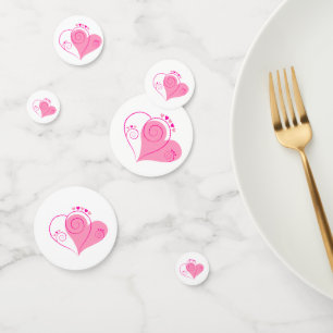Table Confetti Hearts Konfetti