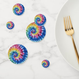 Table Confetti Rainbow Gefärbte Krawatte Rainbow C Konfetti