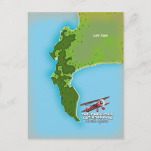 Table Mountain National Park Südafrika Karte