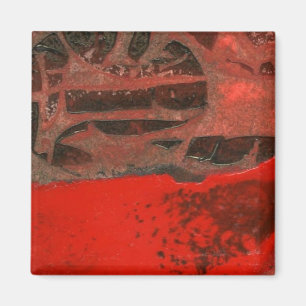 "Table Rock #3" Abstrakt Art Magnet