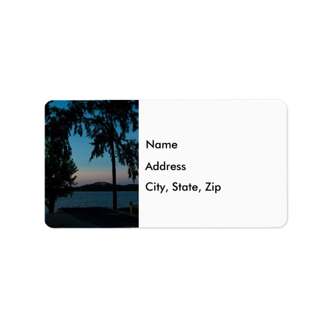 Table Rock Dusk Address Labels Adressaufkleber (Vorne)